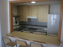 Cocina apartamento alquiler conil